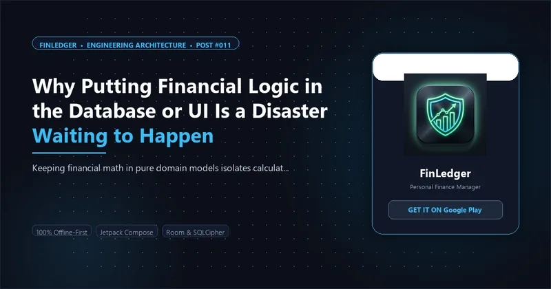 Finansal Hesapları Veritabanı veya UI'ye Koymak Neden Felaket – webdedik gönderisi