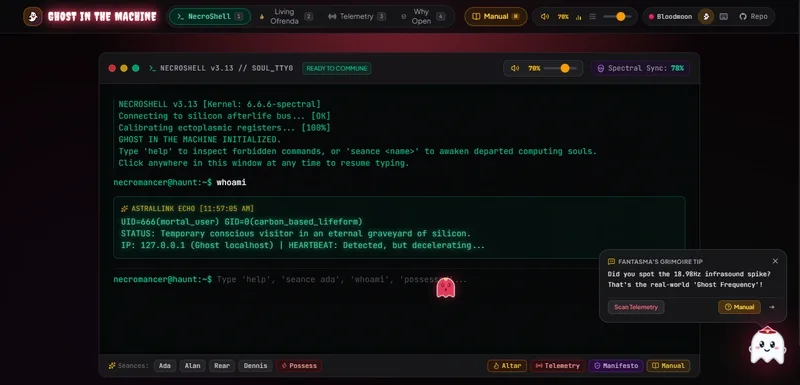 Ghost in the Machine: Açık Kaynak AI ile Siber Folklore Kurgusu – webdedik gönderisi